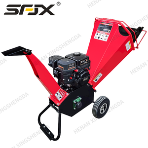 Broyeur de bois SRJX, capacité 2T/H, haute productivité, moteur, design jaune et noir - Product Image 3