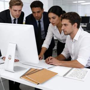 Cuadernos Espirales A5, Juego de 8, Tapa Blanda Marrón, Cuaderno Sin Líneas para Escribir, Dibujar y Hacer Bocetos, Diario en Blanco - Product Image 3