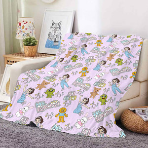 Coperte <span class=keywords><strong>Rachel</strong></span> di Alta Qualità all'Ingrosso, Coperte in Pile e Flanella Personalizzate con Stampa, Regali per Bambini e Studenti - Product Image 5