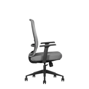 Kursi kantor pemanas mewah Modern ergonomis, kursi komputer putar dengan bahan nilon yang dapat diatur bersertifikasi BIFMA