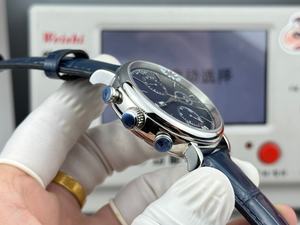 Montres mécaniques en promotion : design tendance, haute qualité, fonction calendrier, cadran bleu, aiguilles métalliques, verre saphir. - Product Image 5