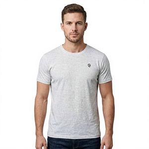 T-shirt pour homme en coton 100% premium 200 g/m², col rond, imprimé, anti-boulochage, couleur unie, nouvelle mode, coupe oversize, personnalisable - Product Image 1