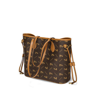 กระเป๋าโท้ทสะพายข้างหนัง PU ดีไซน์เนอร์กระเป๋าถือหรูหราสำหรับผู้หญิงสไตล์แฟชั่นขายส่ง - Product Image 5