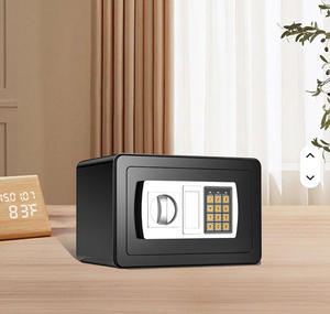 20 E Mini Tủ Tường Tự Làm Thép Hộp An Toàn Với Mã Kỹ Thuật Số Khóa Pin-Powered Key Truy Cập Tiền Giải Pháp Lưu Trữ Cho Khách Sạn - Product Image 1