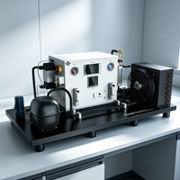 Banc d'essai intégré pour système expérimental de pompe à chaleur eau-air, destiné à la recherche sur les performances des pompes à chaleur à trois sources universitaires