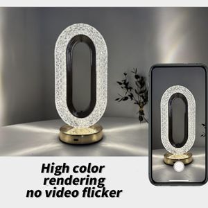 Manufacturer Contemporary Touch Control Stylish Desk Lights Usb Charging <strong>Bedside</strong> <strong>Modern</strong> Crystal Table <strong>Lamp</strong> - Product Image 4