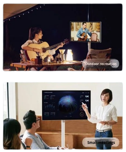 Reachii Star - Señalización <span class=keywords><strong>Digital</strong></span> Interactiva de 21.5 Pulgadas, Televisor Inteligente Portátil, Pantalla Táctil Capacitiva de 10 Puntos, Cámara de 13MP, Android 15, IPS - Product Image 3