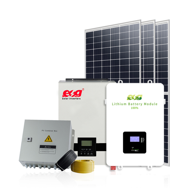 Household Solar System 5000W 5000W Hybrid Solar System 3KW 4KW 5KW 8KW 10KW 12KW Solar System