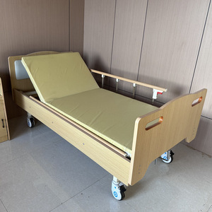 Cama de enfermería ajustable Kang Wanjia con manivela simple, cama médica para el cuidado de ancianos, uso doméstico, cuidado de pacientes en hospitales. - Product Image 3