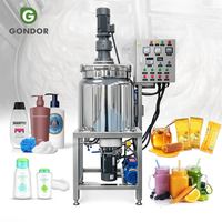 Cuve de mélange et de réaction en acier inoxydable de petite capacité (1000 litres) pour savon liquide et yaourt, avec agitateur et chauffage