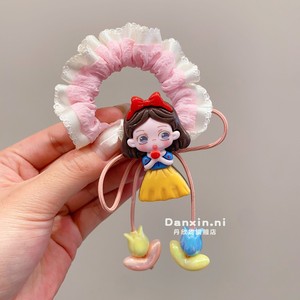 Barrettes à cheveux de princesse de dessins animés préférées des enfants, mignonnes, pour <span class=keywords><strong>chignon</strong></span>, <span class=keywords><strong>avec</strong></span> nœud et emballage personnalisé en carton - Product Image 4
