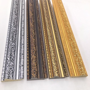 57*23mm Embossed Flower Plastic Picture Photo <strong>Frame</strong> Moulding for Mirror <strong>Frame</strong> <strong>Cheap</strong> Price - Product Image 4