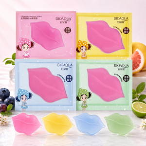 Mascarilla Labial de Ácido <span class=keywords><strong>Hialurónico</strong></span> y Colágeno, Cristal Rosa, para el Cuidado de <span class=keywords><strong>Labios</strong></span> Arrugados, Hidratante, para Dormir - Product Image 2