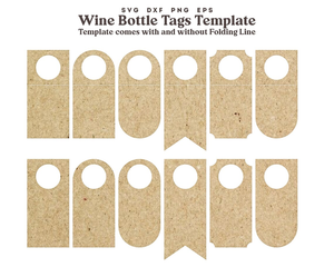 Botella de vino Etiqueta de cuello Botella de vino de lujo Bodega Papel Cuello Nombre Colgar Etiqueta de etiqueta colgante - Product Image 5