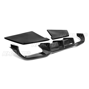 M2 Carbon Fiber Car Racing Rear Bumper Diffuser Lip Spoiler Bumper Aprons <b>Splitters</b> for BMW 2 Series F87 M2 M2C 2014-2019 - Product Image 4