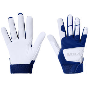 Vente en gros OEM de gants professionnels pour club de sport de baseball gants de frappeur de baseball gants de frappeur de baseball en cuir véritable pour jeunes - Product Image 1