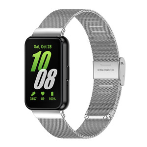<span class=keywords><strong>Correa</strong></span> de Metal Milanesa para Samsung <span class=keywords><strong>Galaxy</strong></span> Fit <span class=keywords><strong>3</strong></span>, <span class=keywords><strong>Correa</strong></span> de Reloj Inteligente para Samsung <span class=keywords><strong>Galaxy</strong></span> Fit3, Brazalete de Acero Inoxidable - Product Image 2