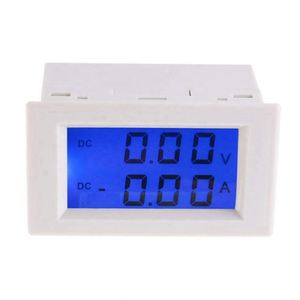Kỹ thuật số DC 0-199.9V 0-10A Ampe kế Vôn kế kép LCD hiển thị Volt Amp Bảng điều chỉnh <span class=keywords><strong>Meter</strong></span> đo Trắng - Product Image 6