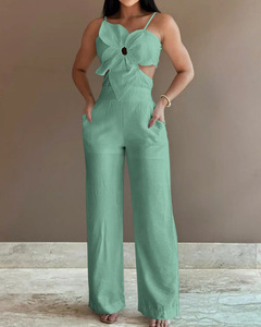<span class=keywords><strong>Combinaison</strong></span> décontractée à la mode <span class=keywords><strong>Pantalon</strong></span> pour <span class=keywords><strong>femme</strong></span> - Product Image 6