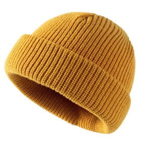 Bonnet en tricot 100% coton à revers court, personnalisable avec patch et logo, style Docker, Trawler, Fisherman, Beanie, pour hommes et femmes, usage professionnel et plage, vente en gros - Product Image 4