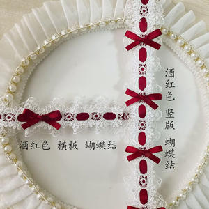 Ruban de dentelle florale 100% coton écologique pour bricolage robes de mariée bébé vêtements chaussures sacs-accessoires décolleté cheveux porter - Product Image 6