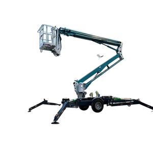 Elevador Articulado Telescópico a Diesel/Bateria, Plataforma de Elevação com Braço Articulado Tipo Aranha - Product Image 1