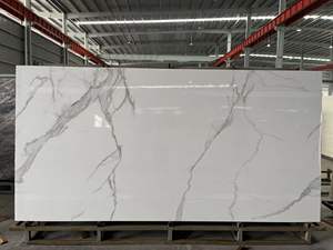 Nuevo Diseño Moderno Extremo, Piedra de Cuarzo Blanco, el Cuarzo Más Blanco del Mercado, Chapas de Cuarzo Blanco de 12 mm, Piedra de Cuarzo Blanco <span class=keywords><strong>Estelar</strong></span> - Product Image 3
