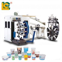 Machine d'impression offset à 4 couleurs LC Professional, automatique, haute précision, pour tous types de gobelets