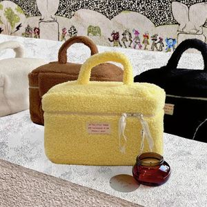 New Arrive Plush Makeup Bag Women's Portable <b>Toiletry</b> Bag Large Capacity Travel <b>Storage</b> Skincare Portable Makeup Case - Product Image 3