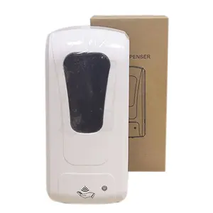 Dispensador automático de jabón líquido para manos, gel desinfectante con sensor, montado en la pared, 1000ml