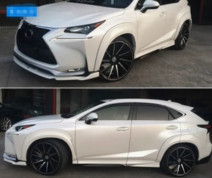Runde Upgrade ART Auto Part para <span class=keywords><strong>Lexus</strong></span> <span class=keywords><strong>NX</strong></span> 15-17 Kit de carrocería de alta calidad alerón delantero difusor trasero rueda ceja Material ABS - Product Image 3