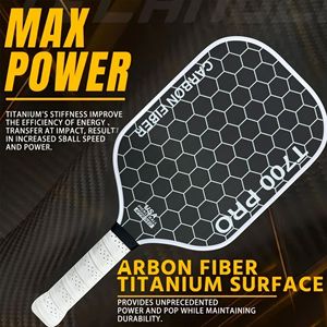 Racchetta da Pickleball in Fibra di Carbonio T700 Leggera Gen4 con Nucleo in Schiuma a Nido d'Ape da 16mm per <span class=keywords><strong>Gioco</strong></span> Indoor - Product Image 6