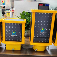 Intelligente Solar-PC-Antibeschlag-Warnleuchte mit LED-Blinkfunktion für den Einsatz in Autobahntunneln