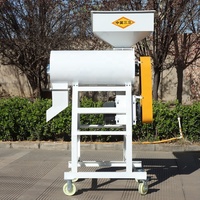 Décortiqueuse de céréales avec moteur pour blé, sarrasin et orge