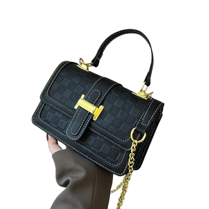 Bolso bandolera de un solo hombro para mujer, bolso cuadrado pequeño de temperamento portátil Retro para mujer, venta al por mayor - Product Image 5