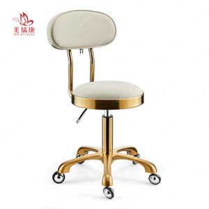 Chaise de travail spéciale grande taille pour salon de beauté et barbier, pivotante, relevable, tabouret rond à roulettes, vente chaude - Product Image 3