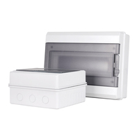 Boîtier de distribution électrique intelligent 220V AC IP65 étanche pour extérieur/intérieur en ABS avec fenêtre de visualisation transparente