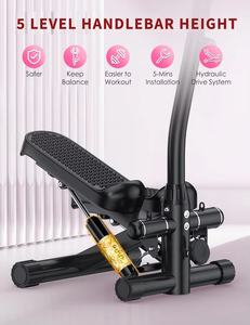 Steppeur multifonctionnel réglable <span class=keywords><strong>avec</strong></span> <span class=keywords><strong>guidon</strong></span>, <span class=keywords><strong>mini</strong></span> steppeur aérobic <span class=keywords><strong>avec</strong></span> compteur, bandes de résistance, exercice de torsion aérobic - Product Image 3