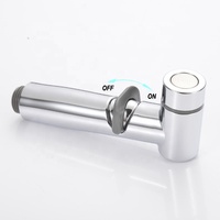 Ensemble de pulvérisateur de bidet moderne en ABS - Kit de pulvérisateur de bidet mural portatif à jet vertical pour usage hôtelier, douchette de salle de bain