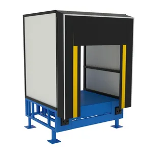 New Durable 6-20T Hydraulic Dock Leveler Loading Container Truck Ramp with Pump Dock Seal Shelter Industrial Door