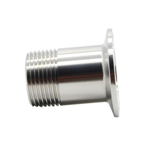 Raccordo Sanitario Zorro/Sellena <span class=keywords><strong>SS</strong></span> 304 con Testa Esagonale Filettata Maschio, Adattatore Tri-Clamp DN15-50 da 1/4" a 2" - Product Image 6