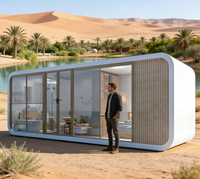 Maisonnette Modulaire Préfabriquée Personnalisée Apple Cabin, Bureau de Jardin Intelligent, Villa de Loisirs, Pod, Cabine Photo, Casa Prefabricada