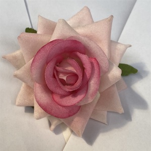 Centrotavola con Fiori Artificiali, Decorazioni Floreali per Matrimoni, Piccola Rosa a Corno in <span class=keywords><strong>Camoscio</strong></span> - Product Image 2