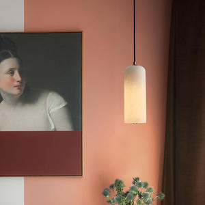 Cabecera de Dormitorio de Mármol Natural Español de Estilo Nórdico Minimalista con Lámpara Colgante de Tira Larga, Lámpara de Lujo, Iluminación Zhongshan - Product Image 5