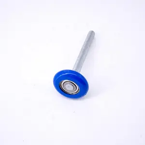 2 ''kunststoff nylon roller rad blau schiebe garage tür roller