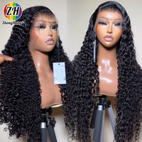 Perruques bouclées sans colle 13x4 HD en dentelle transparente, cheveux brésiliens Remy vierges, pré-épilées, 100% cheveux humains, prêtes à porter pour femme noire