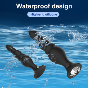 सिलिकॉन वाइब्रेटर मालिश बट उपकरण महिला पुरुष घनत्व बट प्लग पोर्टेबल गधा मालिश - Product Image 6