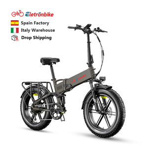 Fatbike pliant 20 pouces vélo électrique IP54 phare feu de frein LED écran 4 pouces 5 niveaux d assistance pedelec 250W - Product Image 1
