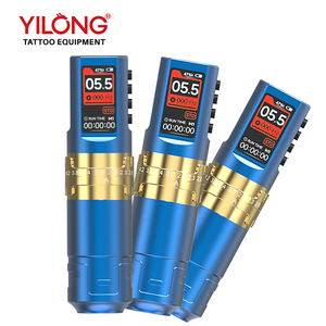 Máquina <span class=keywords><strong>de</strong></span> <span class=keywords><strong>Tatuaje</strong></span> Inalámbrica Profesional Yilong con Carrera Ajustable, Conexión RCA/Batería, Aleación <span class=keywords><strong>de</strong></span> Aluminio, Diseño Retro - Product Image 5