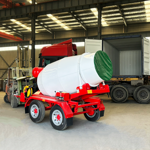 Kleine 2-Yard-Betonmischwagen, Benzin-Zementmischer-LKW für Bauarbeiten, Betonmischer-Anhänger Preis - Product Image 2
